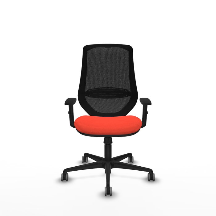 PIQUERAS Y CRESPO Silla de oficina Mardos Naranja oscuro y Negro PIQUERAS Y CRESPO Silla de oficina Mardos Naranja oscuro y Negro