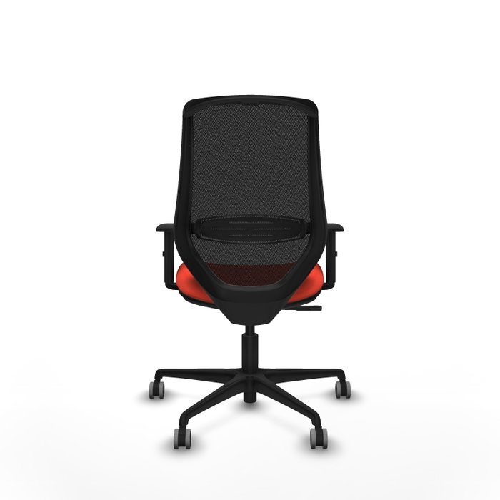PIQUERAS Y CRESPO Silla de oficina Mardos Naranja oscuro y Negro PIQUERAS Y CRESPO Silla de oficina Mardos Naranja oscuro y Negro
