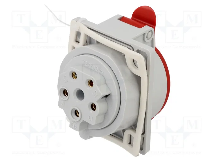 SEZ DK Conector de alimentación AC trifásico hembra 32A 400V