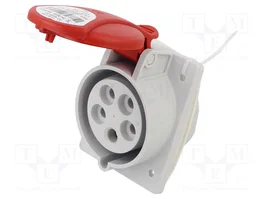 SEZ DK Conector de alimentación AC trifásico hembra 32A 400V