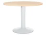Rocada Mesa de reunión Meeting 3005ATW01 de 100 cm de diámetro con estructura blanca