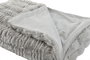 DKD Home Decor Manta de 2 Unidades Gris Claro 170 x 130 cm Urban