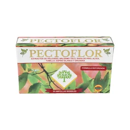 ROBIS Pectoflor 20Amp para Alergias, Vías Respiratorias, Faringitis, Afonías, Catarros, Gripe, Bronquitis, Asma, Pólipos y Tabaquismo