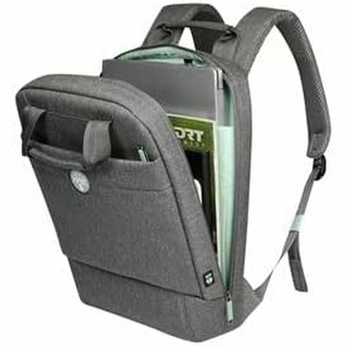 Port Designs Mochila para PC ECO YOSEMITE POR3567044007039 Gris 18 Litros 15.6 Pulgadas