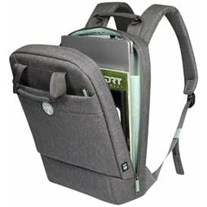 Port Designs Mochila para PC ECO YOSEMITE POR3567044007039 Gris 18 Litros 15.6 Pulgadas