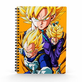 Sd Toys Europe S.L. Libreta efecto 3D Saiyans Dragon Ball Z