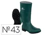 Deltaplus Botas de Seguridad Stone PVC Verde Suela de Tacos Talla 43 OB SRA EN ISO 20347:2022