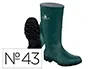 Deltaplus Botas de Seguridad Stone PVC Verde Suela de Tacos Talla 43 OB SRA EN ISO 20347:2022