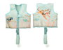 Kiokids Chaleco de Flotación para Bebés y Niños Ocean Dreams Menta 12-24 Meses 11-15 kg con Corcho Extraíble y Cierre de Seguridad