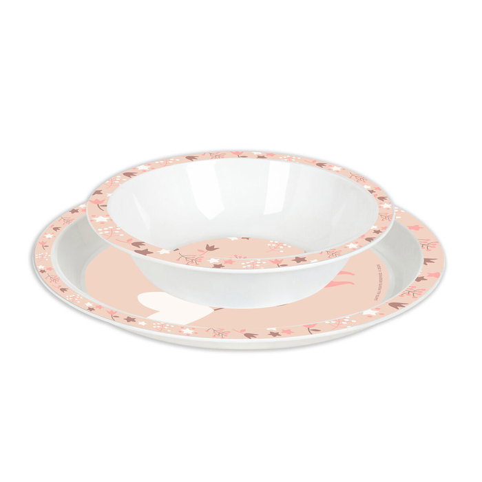 Set de Menaje Infantil Safta Flores PVC