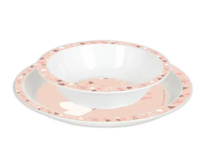 Safta Set de platos cubiertos y vaso safta preescolar 260x260x90 mm