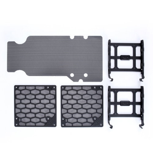 Fractal Design FD-CA-FOCUS-BK-W Caja PC Midi Tower Negra con Ventana Lateral y Ventiladores Frontales Iluminados en Blanco