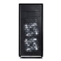 Fractal Design FD-CA-FOCUS-BK-W Caja PC Midi Tower Negra con Ventana Lateral y Ventiladores Frontales Iluminados en Blanco
