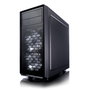 Fractal Design FD-CA-FOCUS-BK-W Caja PC Midi Tower Negra con Ventana Lateral y Ventiladores Frontales Iluminados en Blanco
