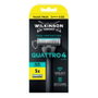 Wilkinson Sword Quattro 4 con 5 recambios