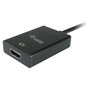 Equip Adaptador VGA Macho a HDMI Hembra con Audio Jack 3.5 mm, Negro, 0,2 m