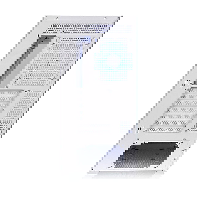 Thermaltake View 370 TG ARGB Snow/White, Torre Media PC Gaming, Blanco, Vidrio Templado, Soporta ATX/EATX, 4 Ventiladores ARGB, USB-C, Gestion de Cables