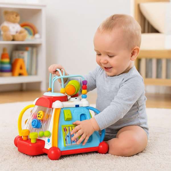Hola Centro de actividades infantiles con luces y sonidos