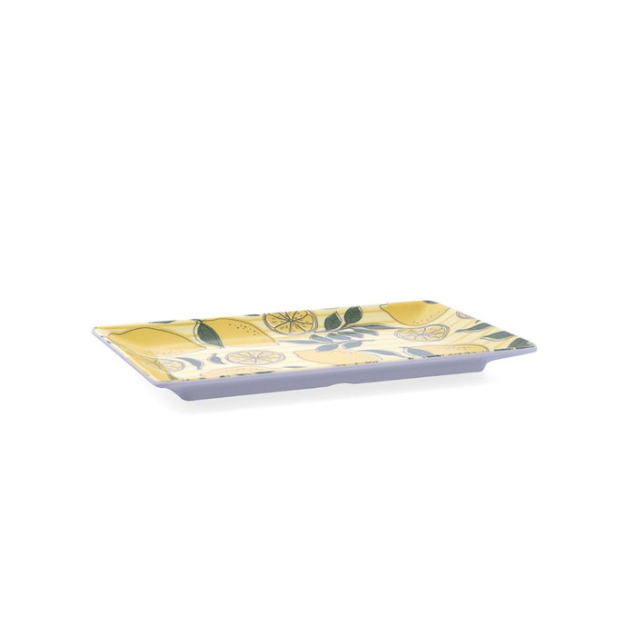 Quid Bandeja Rectangular Sicilia Amarillo 25x15x2 cm Quid Bandeja Rectangular Sicilia Amarillo 25x15x2 cm