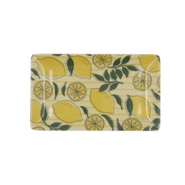 Quid Bandeja Rectangular Sicilia Amarillo 25x15x2 cm