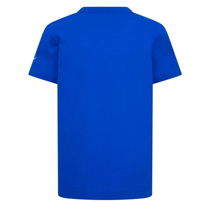 Camiseta de Manga Corta Infantil Nike Sportswear Swoosh Azul 5 Años