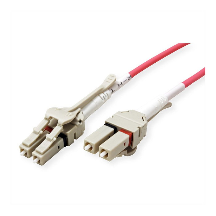 ROLINE Cable de fibra óptica OM4 LC/LC 7 m Violeta