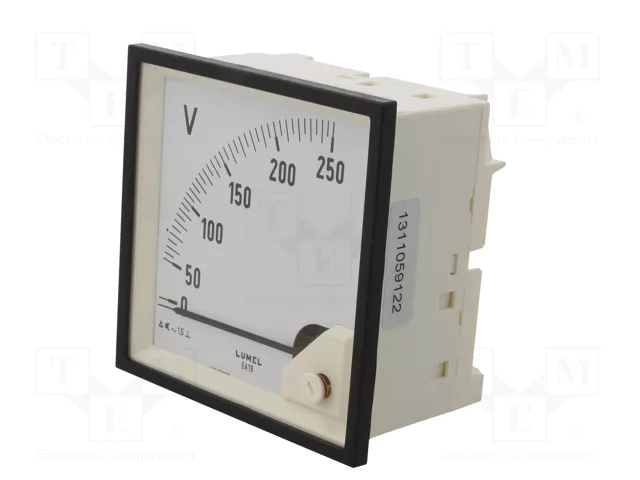 LUMEL Voltímetro de panel EA19N 0÷250V VAC True RMS LUMEL Voltímetro de panel EA19N 0÷250V VAC True RMS
