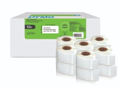 Dymo Etiquetas LabelWriter 25x54mm Blanco (Pack 12 Rollos) Dymo Etiquetas LabelWriter 25x54mm Blanco (Pack 12 Rollos)