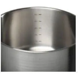 GSW Olla de Acero Inoxidable 17 L, Todas las Fuentes de Calor Incluida Inducción