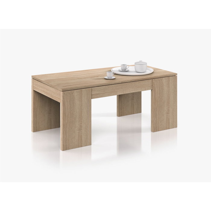 Forés/Arkit Mesa centro elevable, roble