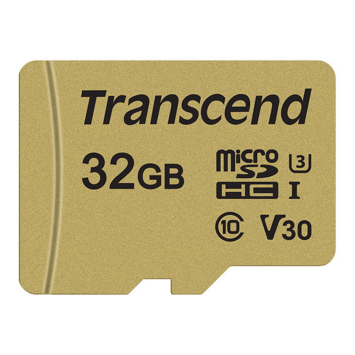 Transcend TS32GUSD500S 32GB MicroSDHC con Adaptador, UHS-I, Clase 10, 95MB/s Lectura