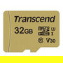 Transcend TS32GUSD500S 32GB MicroSDHC con Adaptador, UHS-I, Clase 10, 95MB/s Lectura
