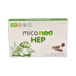 NEO Mico Neo Hep 60Cap. Complemento Hepático con Cardo Mariano y Hongos para Apoyo Hepático