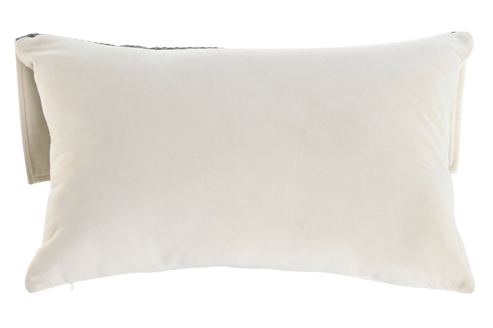DKD Home Decor Cojin Verde Menta Blanco Jacquard Poliester PU 10 x 30 x 50 cm DKD Home Decor Cojin Verde Menta Blanco Jacquard Poliester PU 10 x 30 x 50 cm
