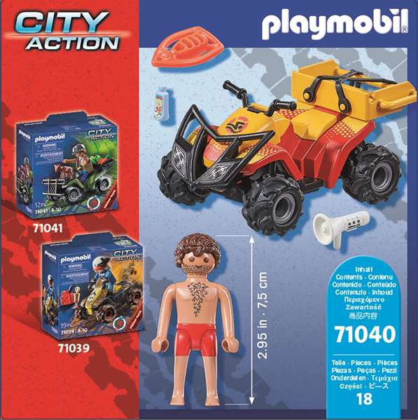PLAYMOBIL Quad de Rescate City Action 71040 PLAYMOBIL Quad de Rescate City Action 71040