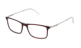 Police VPLD08-5206RZ Gafas de Vista Hombre Rojo