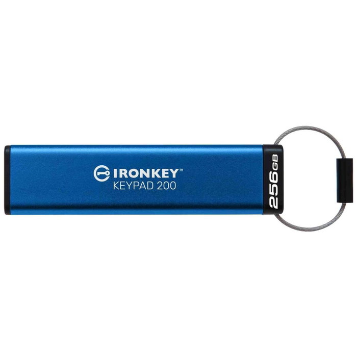 Kingston IronKey Keypad 200 256 GB Azul