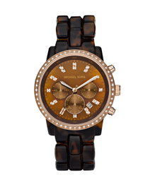 Michael Kors MK5366 con esfera marrón y correa negra