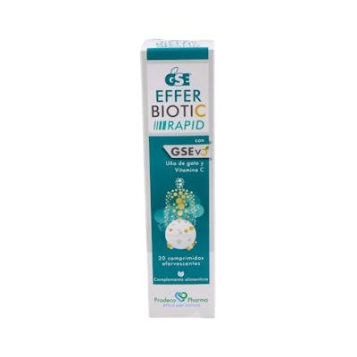 PRODECO Efferbiotic Rapid 20 Comprimidos PRODECO Efferbiotic Rapid 20 Comprimidos