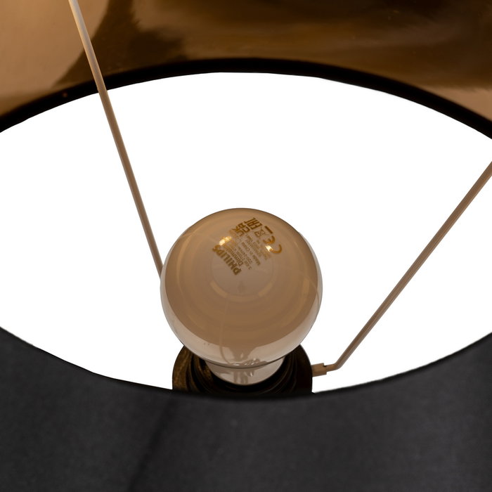 Lámpara Perro Negro Resina-Tejido 45 X 40 X 127 cm