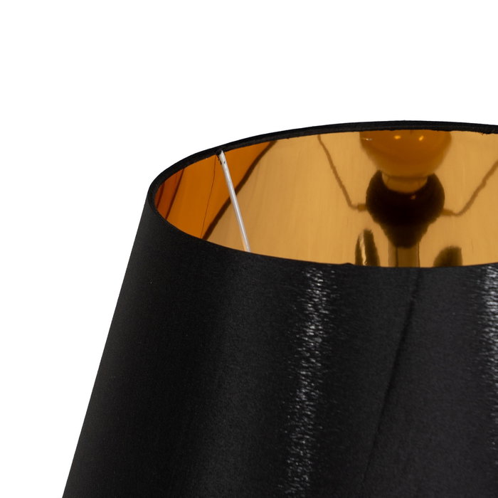 Lámpara Perro Negro Resina-Tejido 45 X 40 X 127 cm