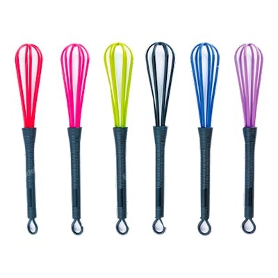 Bifull Batidor Mezclador de Tinte Colores Variados Whisk 6 Unidades