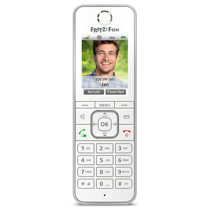 AVM Fritz!Fon C6 Teléfono inalámbrico DECT Blanco AVM Fritz!Fon C6 Teléfono inalámbrico DECT Blanco