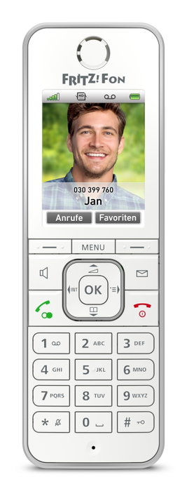 AVM Fritz!Fon C6 Teléfono inalámbrico DECT Blanco AVM Fritz!Fon C6 Teléfono inalámbrico DECT Blanco