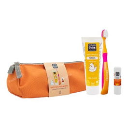 Naturabio Cosmetics - Estuche Naranja Higiene Bucal para Niños
