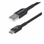 StarTech.com Cable de Carga y Sincronización USB-A a USB-C, 30 cm, Negro