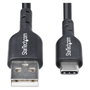 StarTech.com Cable de Carga y Sincronización USB-A a USB-C, 30 cm, Negro