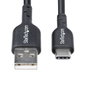 StarTech.com Cable de Carga y Sincronización USB-A a USB-C, 30 cm, Negro