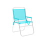 Marbueno Silla Plegable Aluminio Aguamarina
