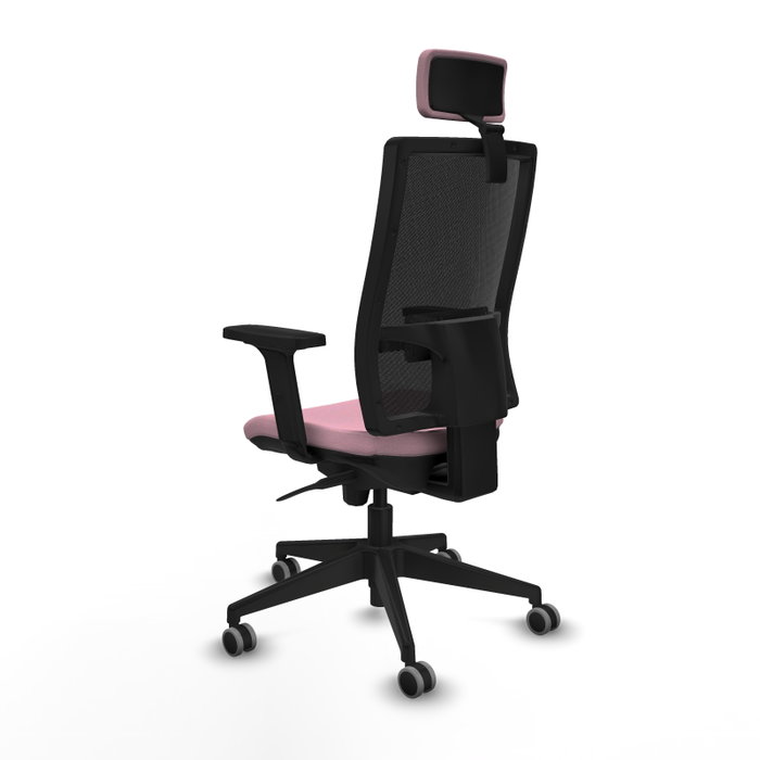 PIQUERAS Y CRESPO Silla de oficina Horna Rosa y Negro PIQUERAS Y CRESPO Silla de oficina Horna Rosa y Negro